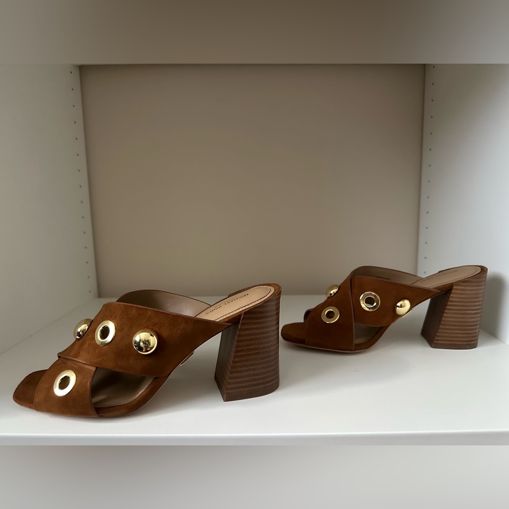 Michael Kors Collection Brianna Suede Mule - Picture 5 of 9